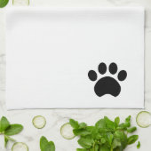 かわいいポープリント キッチンタオル (折り畳み)