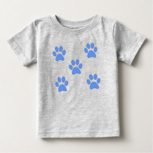 かわいいポープリント ベビーTシャツ
