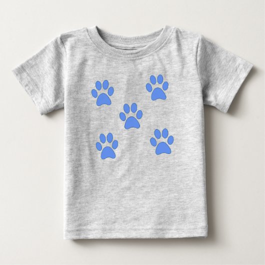 かわいいポープリント ベビーTシャツ (正面)