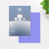 かわいいポーラベアホリデーギフトラベル (デスク)