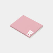 かわいいポーラーベアーアニメonバラ金ゴールド ポストイット (アングル)