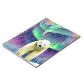 かわいいポーラーベアーノートブックfor school 6.5" x 8.75" ノートブック (左側)