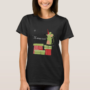かわいいマウスのイラストレーション Tシャツ