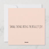 かわいいマウスのフローラティーポットイラストレーション シーズンカード (裏面)