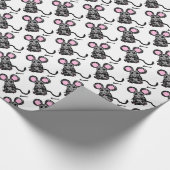 かわいいマウスの包装紙 ラッピングペーパー (コーナー)