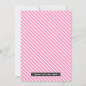 かわいいマウスの子供の誕生日のパーティの招待状 招待状 (裏面)