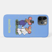 かわいいマウスカップル漫画イラストレーション Case-Mate iPhoneケース (裏面(横))