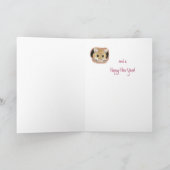 かわいいマウスクリスマスカード シーズンカード (内部)