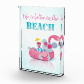 かわいいマウススタイリッシュビーチ フォトブロック (右)