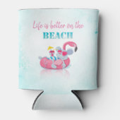 かわいいマウススタイリッシュビーチ 缶クーラー (正面)