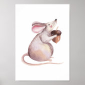 かわいいマウス保育園ポスター 子供部屋インテリア ポスター (正面)