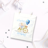 かわいいマウス動物自転車ボーイ1歳パーティー フェイバーバッグ