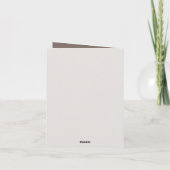 かわいいマウス焼き文字を追加 カード (裏面)