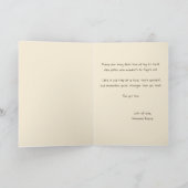 かわいいマウス キッズ 優しさの励まし グリーティング カード (内部)