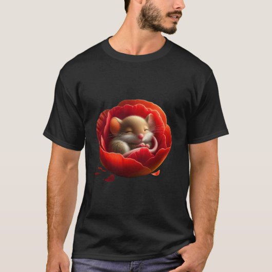 かわいいマウス Tシャツ (正面)