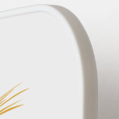 かわいいマカロニペンギン漫画イラストレーション ピックルボールラケット (左詳細)