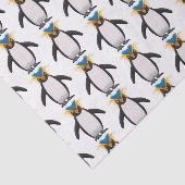 かわいいマカロニペンギン漫画イラストレーション 薄葉紙 (詳細)