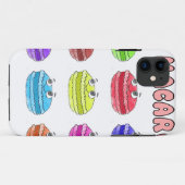 かわいいマカロンのキャラクター Case-Mate iPhoneケース (裏面(横))