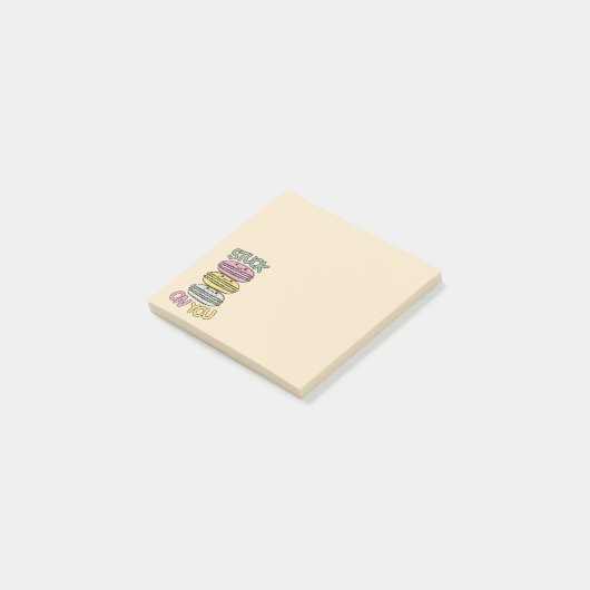 かわいいマカロンの山 ポストイット (アングル)
