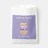 かわいいマカロンケーキ&スウィートパストリーベーキング事業 フェイバーバッグ (正面)