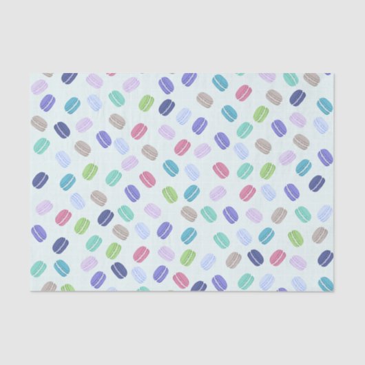 かわいいマカロンティッシュペーパー 薄葉紙 (正面)