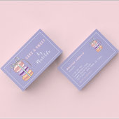 かわいいマカロンベーカリーケーキ&スイーツ 名刺