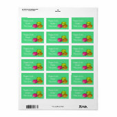 かわいいマカロン　かわいい名前ブックラベル ラベル (フルシート)