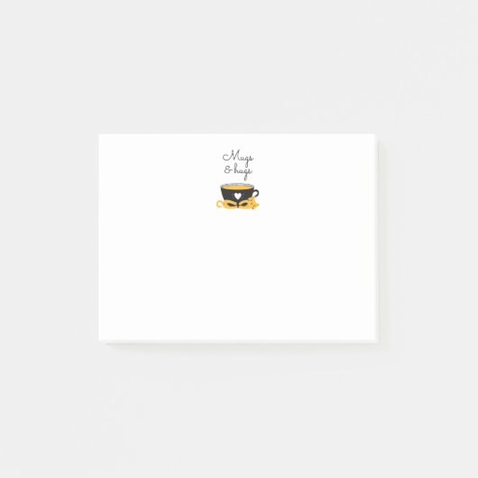 かわいいマグカップ&ハグキャット ポストイット (正面)