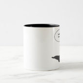 かわいいマグカップ（名入れ） ツートーンマグカップ (中央)