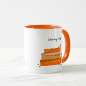 かわいいマグカップ | I Love My Books マグカップ (正面右)