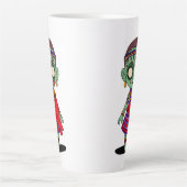 かわいいマサイのゾンビ カフェラテマグ (正面)