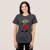 かわいいマサイゾンビ トライブレンドTシャツ (正面全面)