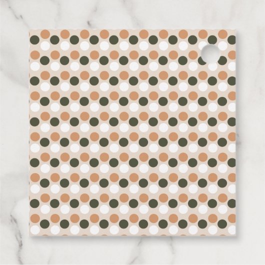 かわいいマザーグースデイジー赤ちゃんシャワーありがとう フェイバータグ (裏面)