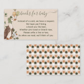 かわいいマザーグースバルーン赤ちゃんシャワー用ブック エンクロージャーカード (正面/裏面)