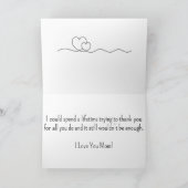 かわいいマザーズのデイカード サンキューカード (内部)