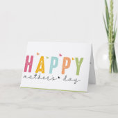 かわいいマザーズのデイカード サンキューカード (正面)