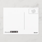 かわいいマシュマロのカップル ポストカード (裏面)