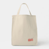 かわいいマシュマロトートバッグ トートバッグ (裏面)