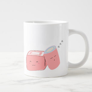 かわいいマシュマロ 専門マグカップ ジャンボコーヒーマグカップ