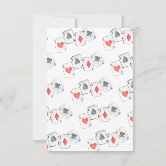 かわいいマジシャンうさぎのマジックショーバルーン誕生日 サンキューカード (裏面)