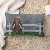 かわいいマストドン ランバークッション (ブランケット)