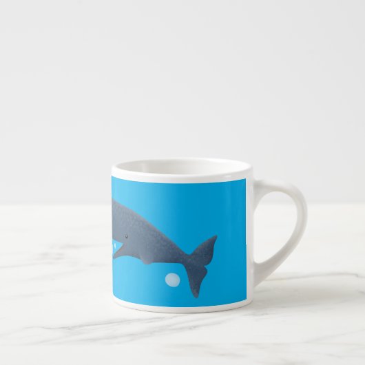 かわいいマッコウジ吹ェールの泡の漫画 エスプレッソカップ (右)