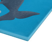 かわいいマッコウジ吹ェールの泡の漫画 カッティングボード (角)