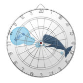 かわいいマッコウジ吹ェールの泡の漫画 ダーツボード (正面)