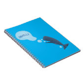 かわいいマッコウジ吹ェールの泡の漫画 ノートブック (右側)