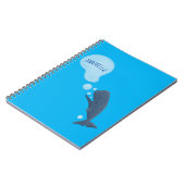 かわいいマッコウジ吹ェールの泡の漫画 ノートブック (左側)