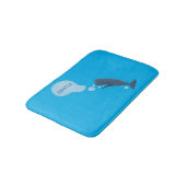 かわいいマッコウジ吹ェールの泡の漫画 バスマット (アングル)