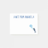 かわいいマッコウジ吹ェールの泡の漫画 ポストイット (正面)