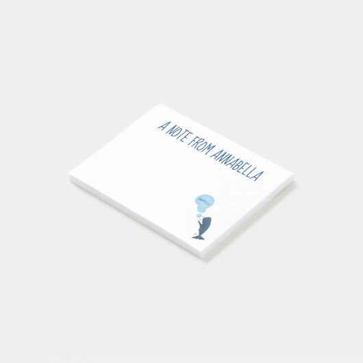 かわいいマッコウジ吹ェールの泡の漫画 ポストイット (アングル)