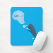 かわいいマッコウジ吹ェールの泡の漫画 マウスパッド (マウス)